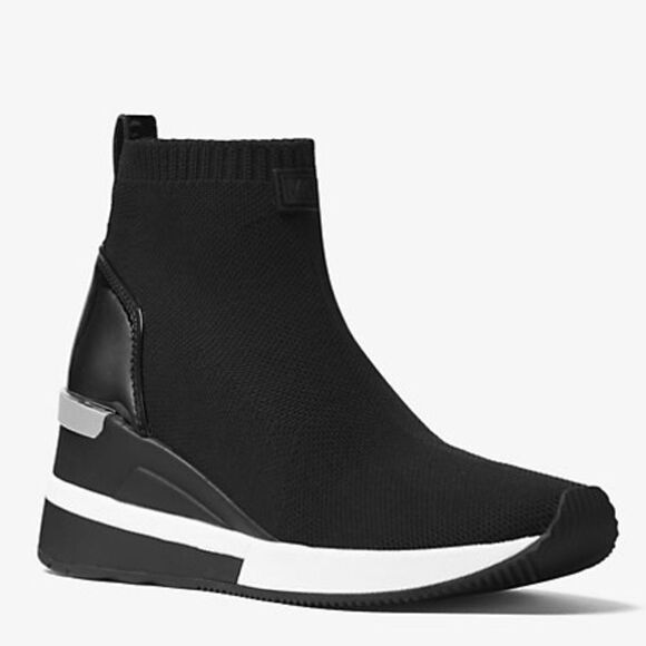 Michael Kors Skyler Stretch-Knit Sock Sneaker Sz 7.5 - Picture 2 of 7
